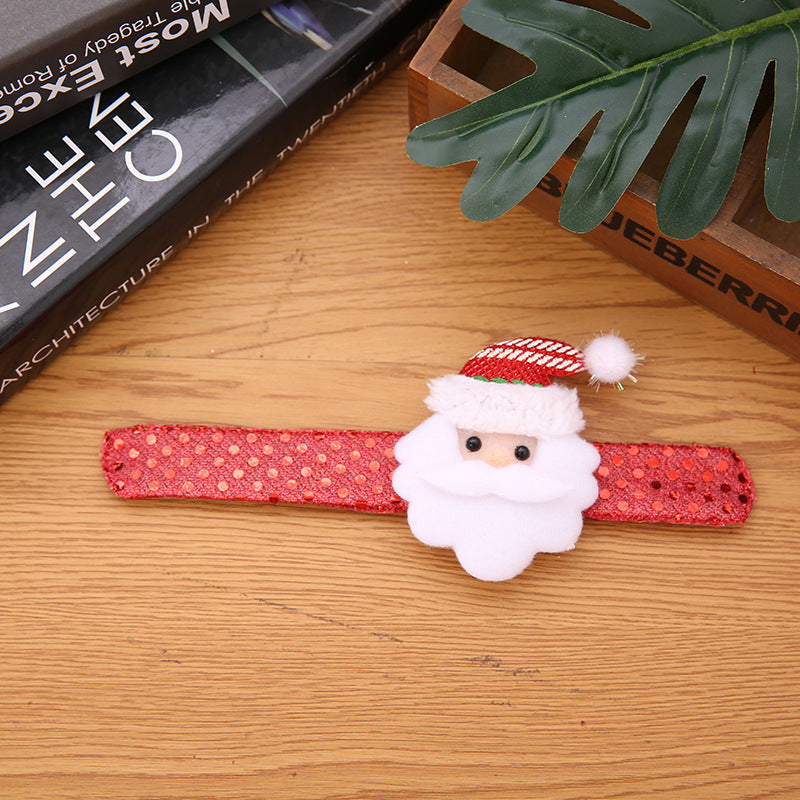 Kreative Weihnachtswristband mit Schneemann-Motiv Brehn