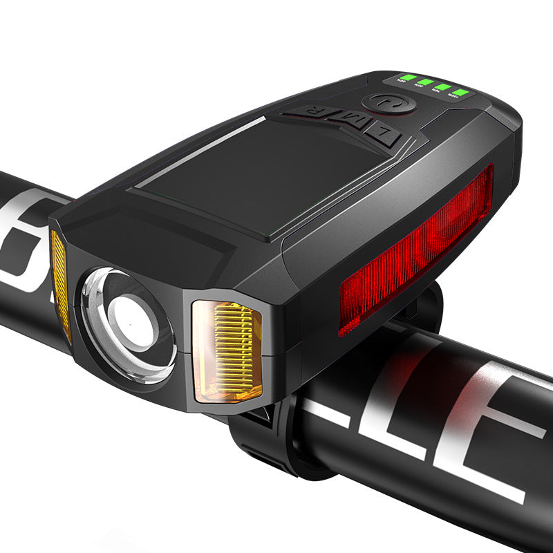 Multi-Function USB Wiederaufladbares Fahrrad Sicherheitslicht System Brehn