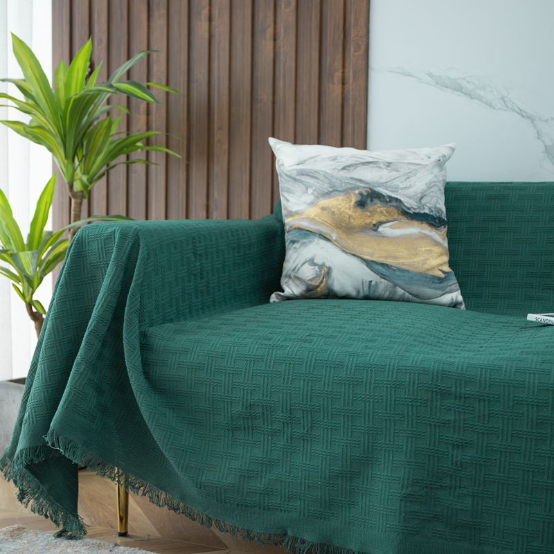 Stylische strukturierte Sofa-Decke