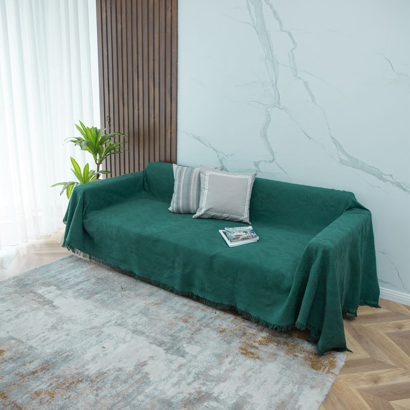 Stylische strukturierte Sofa-Decke