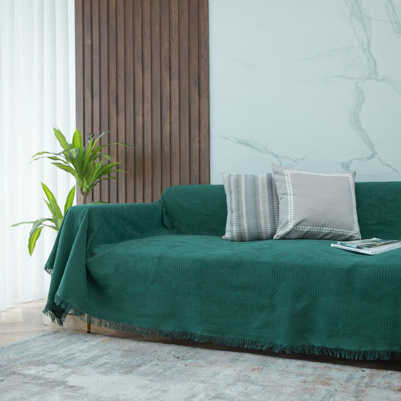 Stylische strukturierte Sofa-Decke