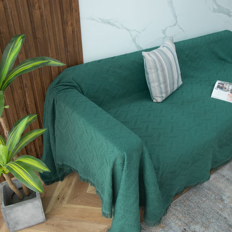 Stylische strukturierte Sofa-Decke
