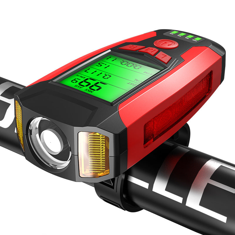 Multi-Function USB Wiederaufladbares Fahrrad Sicherheitslicht System Brehn