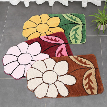 Blumenmuster Badezimmermatte Brehn