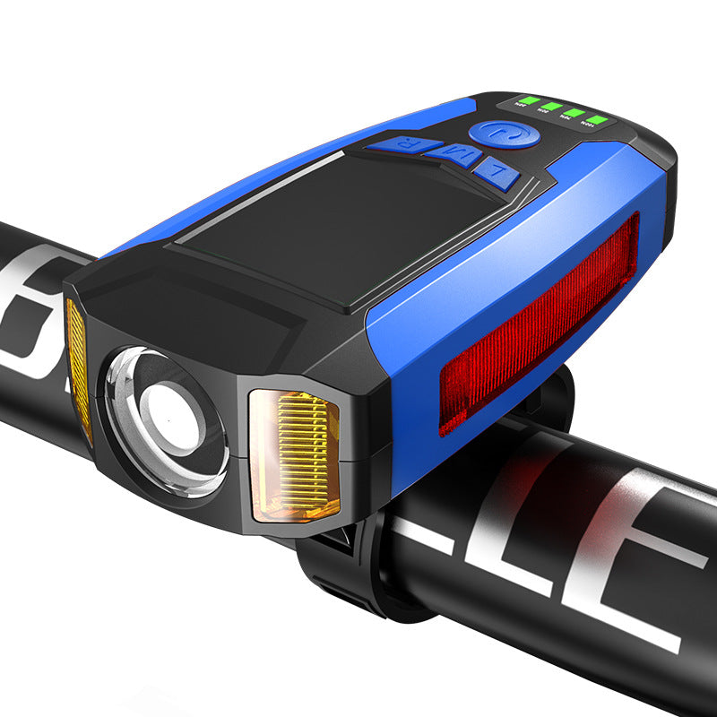Multi-Function USB Wiederaufladbares Fahrrad Sicherheitslicht System Brehn