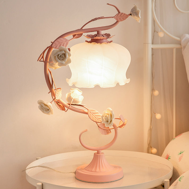 Rose Tischlampe Glas Brehnumen Design Nachtlicht | Brehn