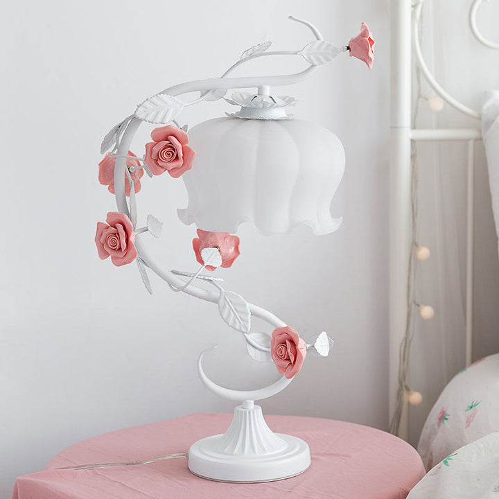 Rose Tischlampe Glas Brehnumen Design Nachtlicht | Brehn