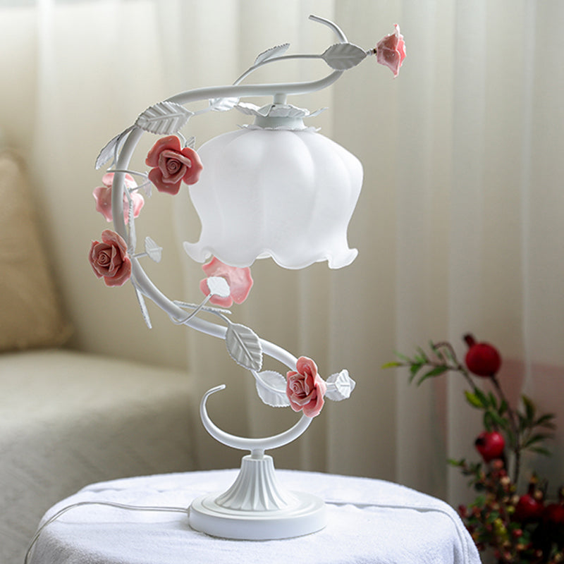 Rose Tischlampe Glas Brehnumen Design Nachtlicht | Brehn