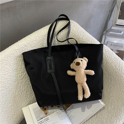 Charmantes Plüschbär Schlüsselanhänger Tote Bag