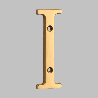 Traditionelle Hausnummern aus massivem Messing