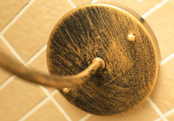 Retro Loft Dome Eisen Außen Wasserdicht 1-Licht Gebogene Arm Wand Sconce Lampe | Brehn