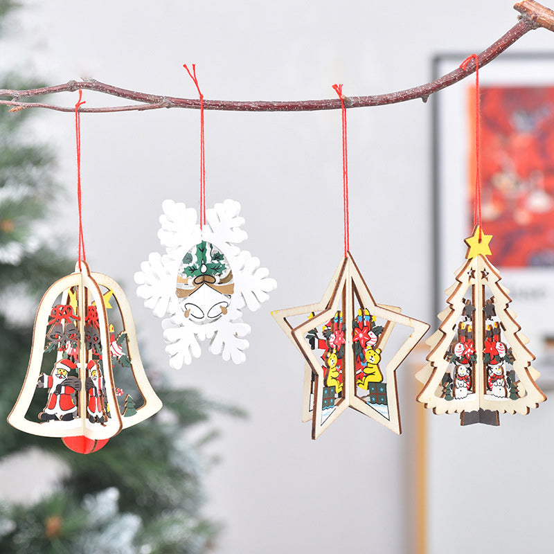 Brehn | Weihnachtlicher Holzanhänger