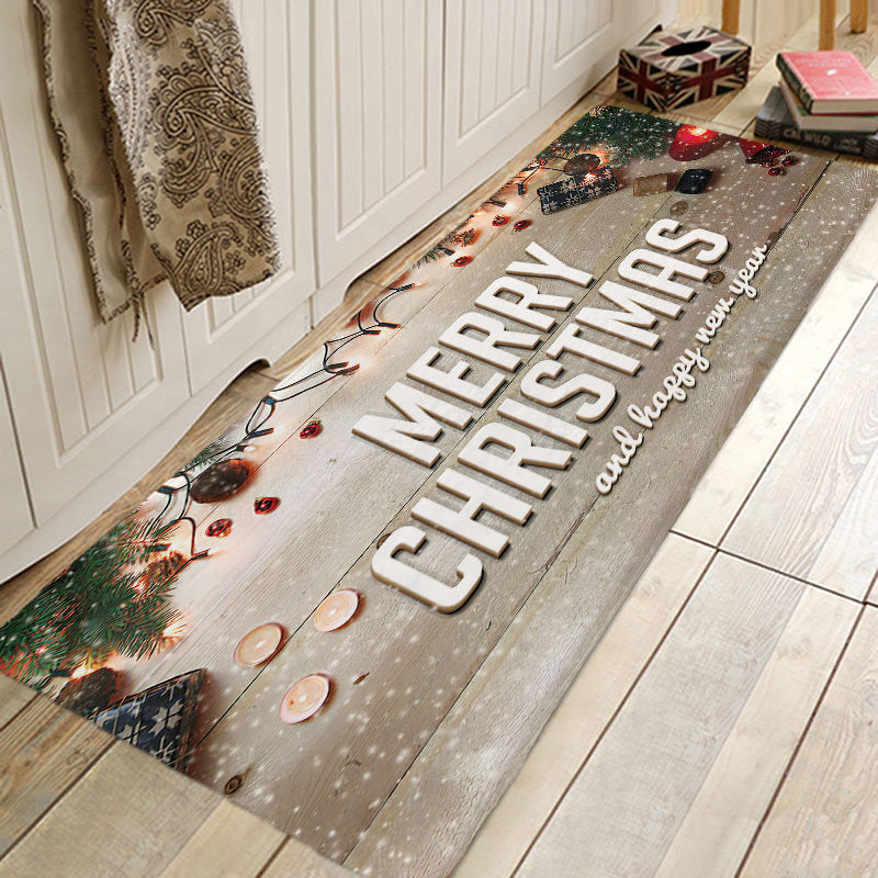 Brehn | Santa Claus Flanell Absorbierende Fußmatte