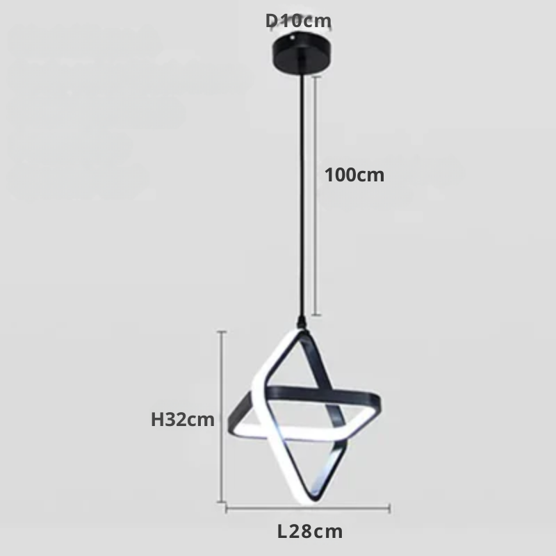 Moderne LED Hängelampe – Minimalistische Pendelleuchte für Wohnzimmer und Esszimmer | Brehn