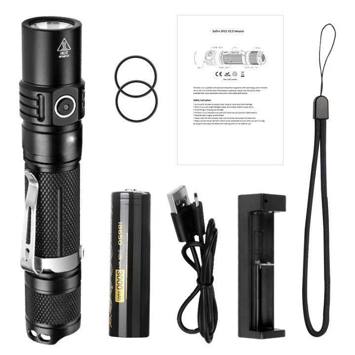Nacht Power Taktische LED Taschenlampe | Brehn