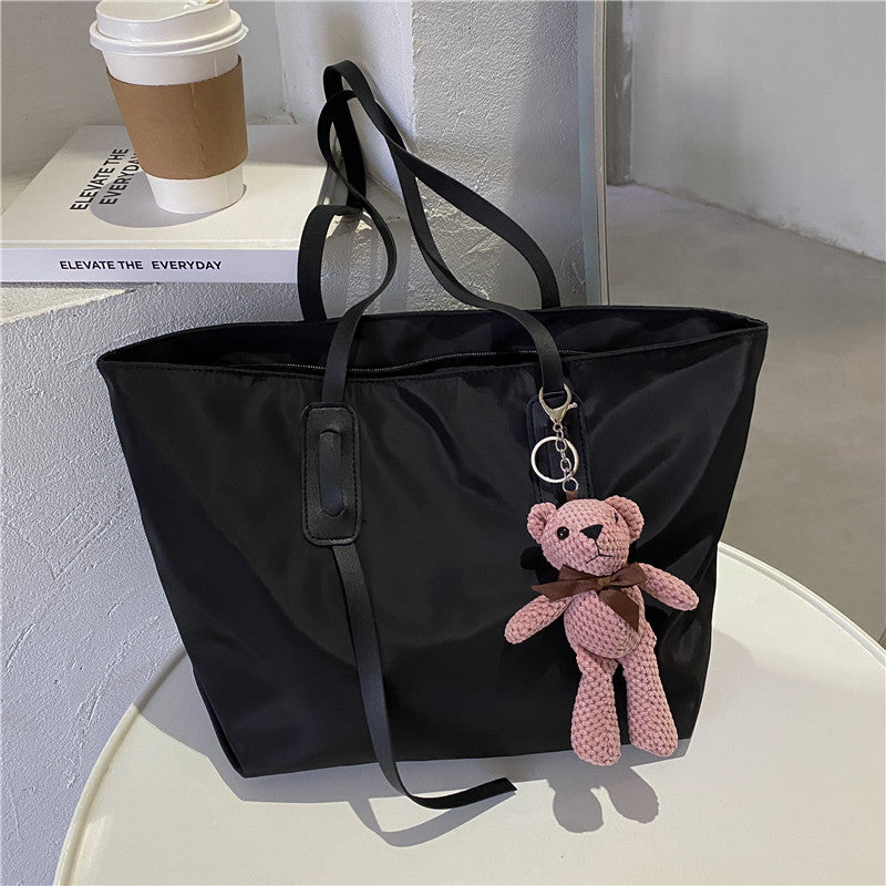 Charmantes Plüschbär Schlüsselanhänger Tote Bag