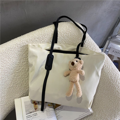 Charmantes Plüschbär Schlüsselanhänger Tote Bag