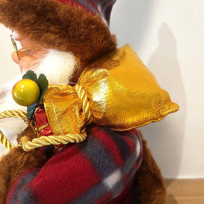 Bewegliche Weihnachtsmann Figur