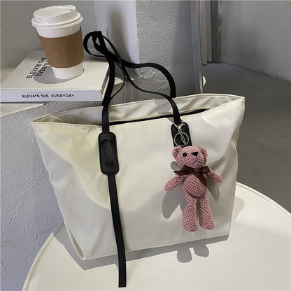 Charmantes Plüschbär Schlüsselanhänger Tote Bag