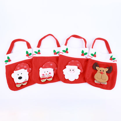 Niedlicher Weihnachtsgnom mit Geschenkesack Brehn