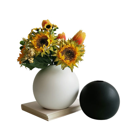 Dekorativer runder Keramik-Blumenhalter Brehn