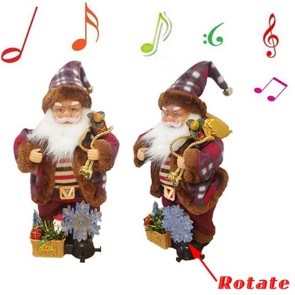 Bewegliche Weihnachtsmann Figur