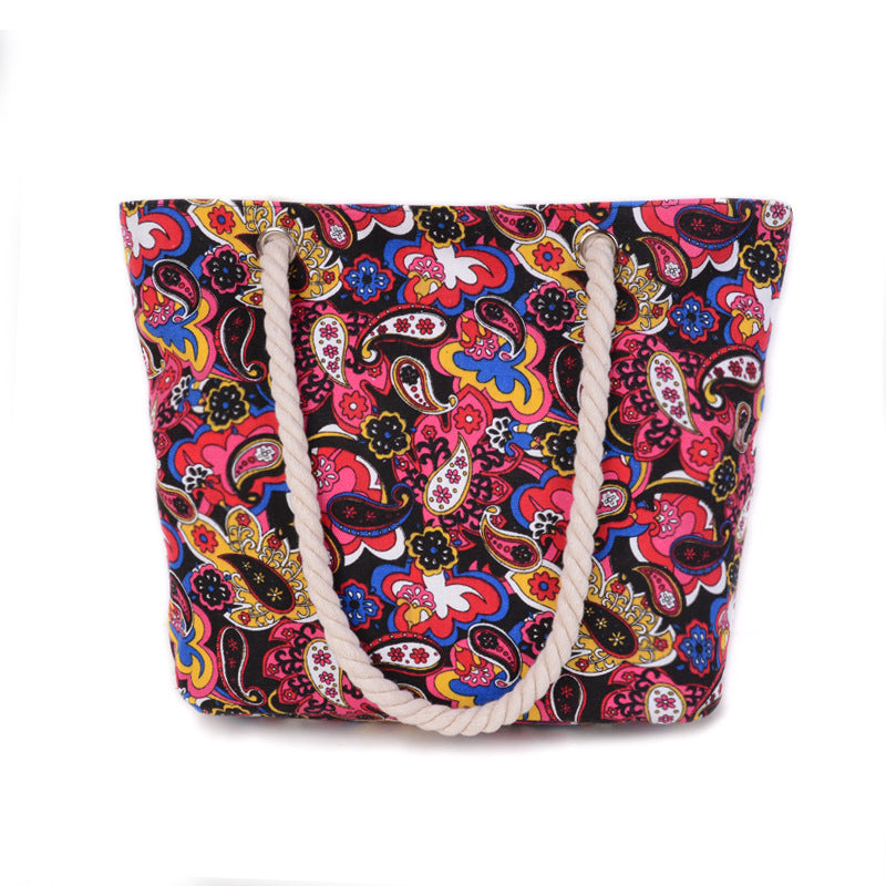 Große Strandtasche mit Ethno-Muster Brehn