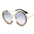 Damen Sonnenbrille mit glamourösem Rand und innovativem Design Brehn