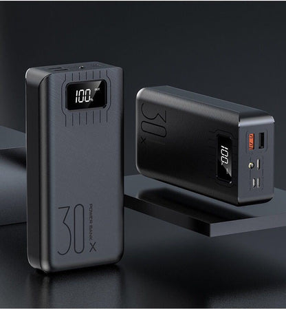 Kraftvolle Powerbank mit Lcd-Anzeige und Mehrfachen Anschlüssen Brehn