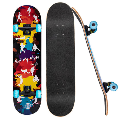 Stabiler Grafik-Skateboard Brehn