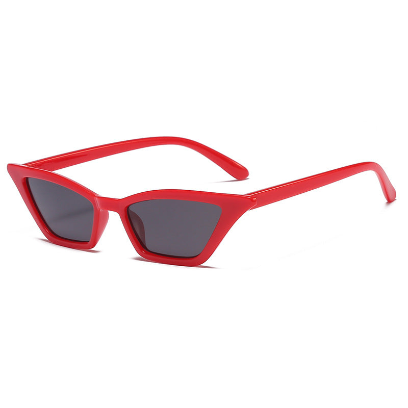 Damen geometrische Sonnenbrille im trendigen Schilddesign Brehn