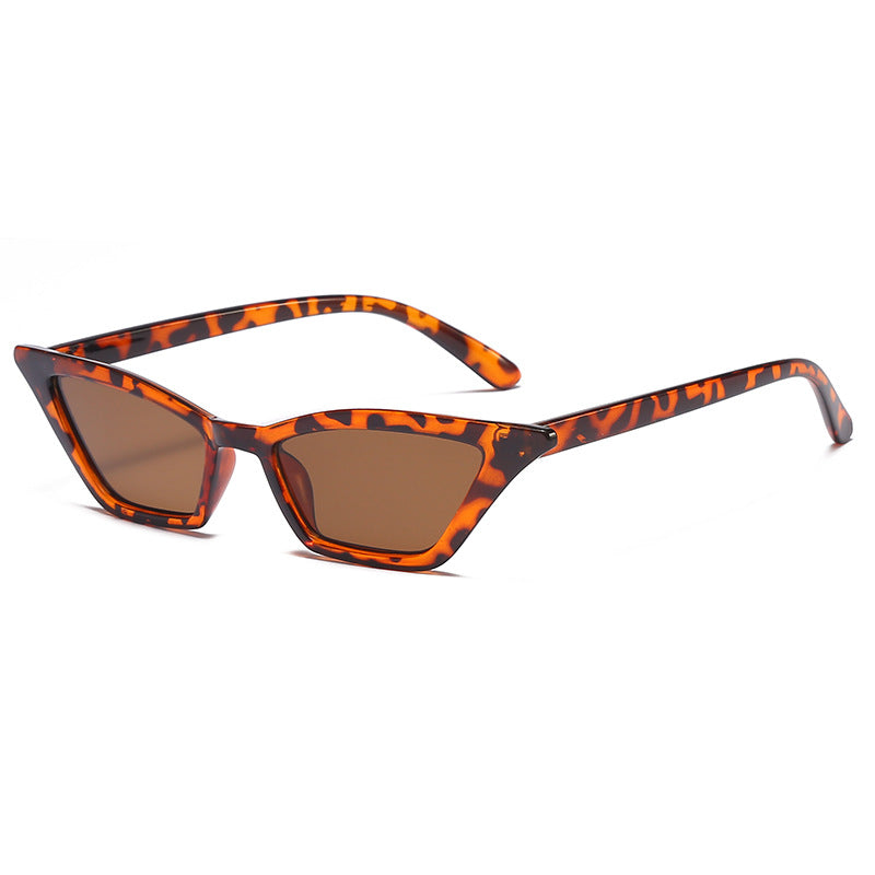 Damen geometrische Sonnenbrille im trendigen Schilddesign Brehn