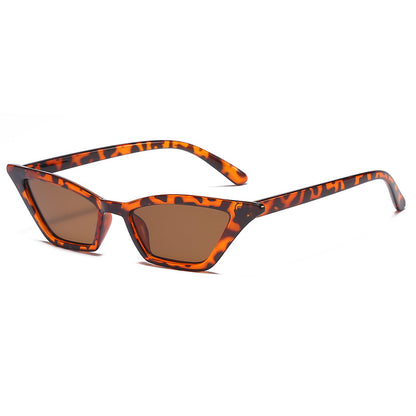 Damen geometrische Sonnenbrille im trendigen Schilddesign Brehn