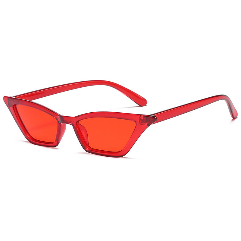 Damen geometrische Sonnenbrille im trendigen Schilddesign Brehn