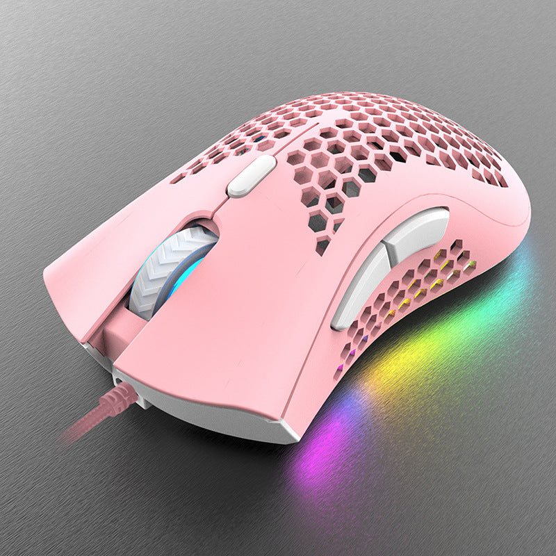 Leichte Gaming-Maus mit Honigwaben-Design Brehn