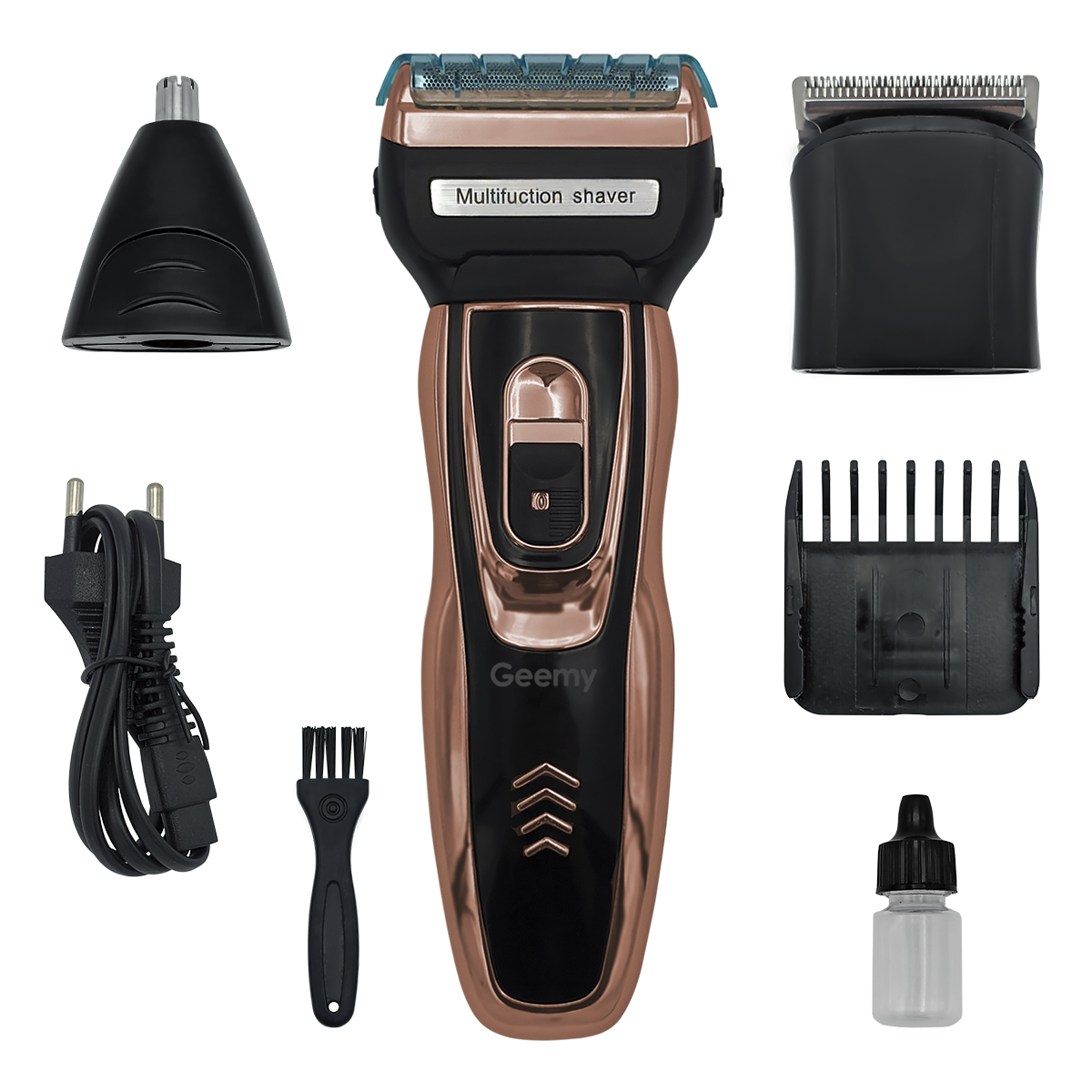 ProCare 3-in-1 Trimmer – kabelloser Bartschneider, Nasenhaarschneider und Rasierer | Brehn