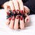 Elegante Dekorative Press-On Nagelspitzen Brehn