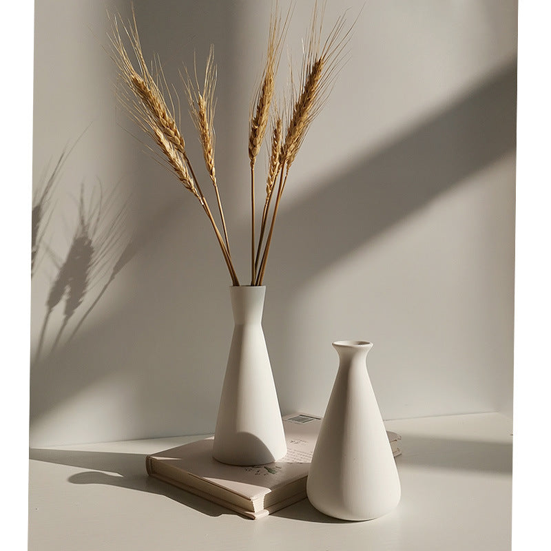 Zeitgenössische geometrische Keramik Vase Brehn