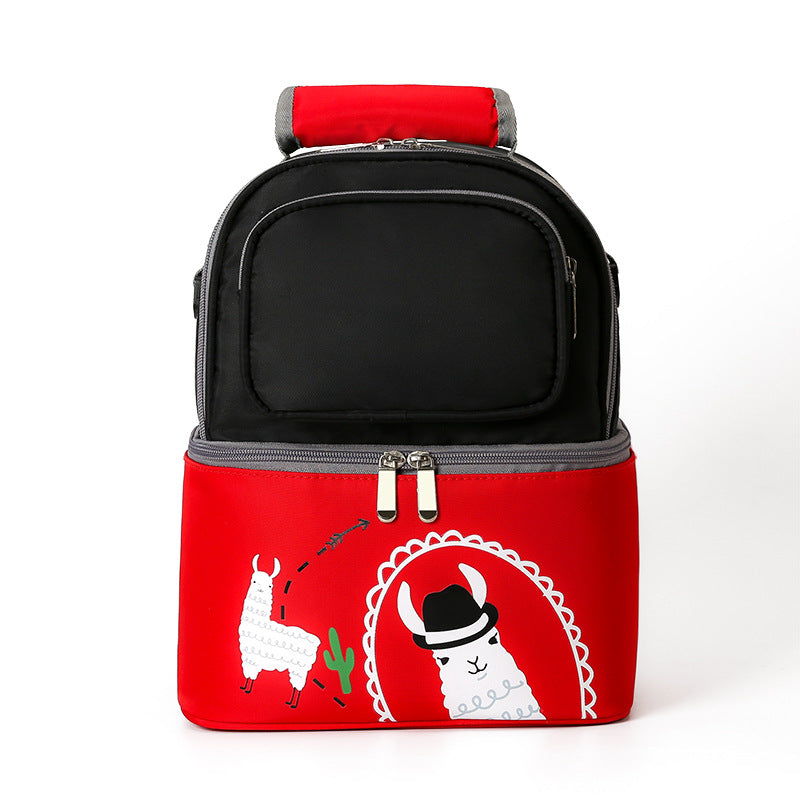 Fun Alpaka-Themen Isolierte Rucksack Brehn