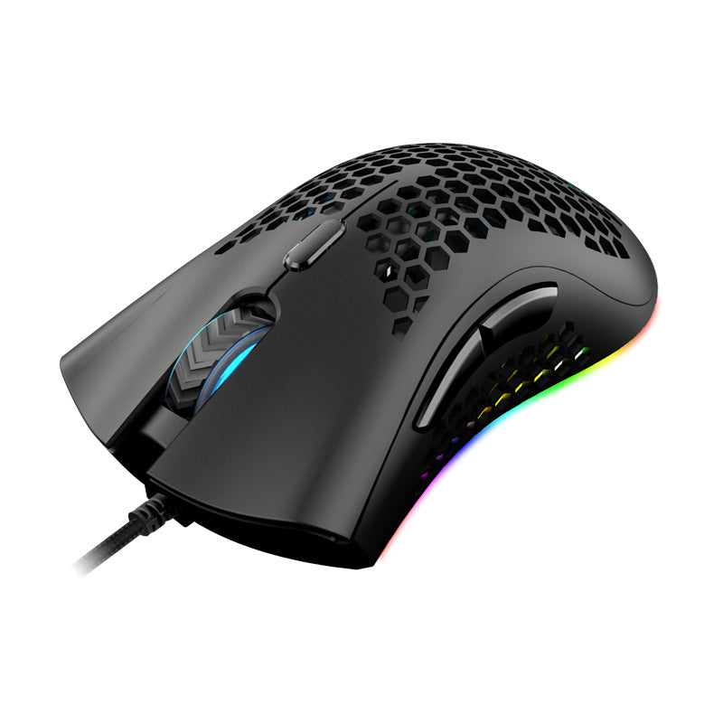 Leichte Gaming-Maus mit Honigwaben-Design Brehn