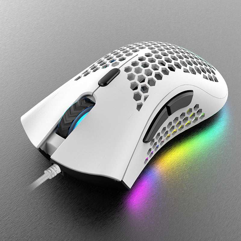 Leichte Gaming-Maus mit Honigwaben-Design Brehn
