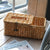 Handgemachte Rattan-Aufbewahrungsbox mit Deckel Brehn