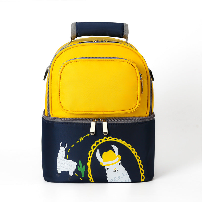Fun Alpaka-Themen Isolierte Rucksack Brehn