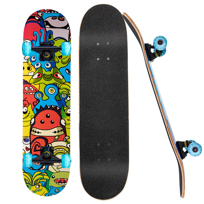 Stabiler Grafik-Skateboard Brehn