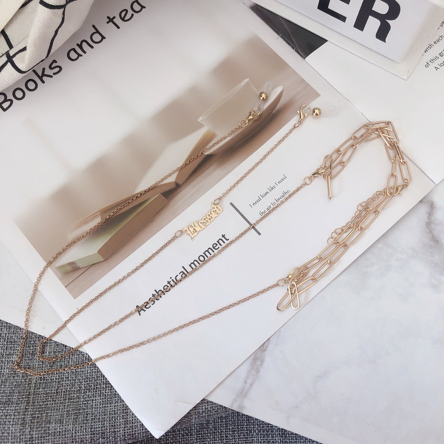 Trendy Link Brille Kette Brehn
