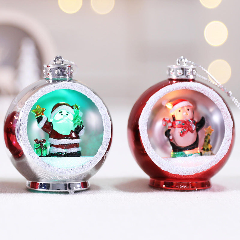 Dekorative Feiertags-Schneekugel-Ornament