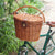 gewebter Rattan-Fahrrad-Vorderrkorb mit Schnellverschluss-Befestigungssystem Brehn