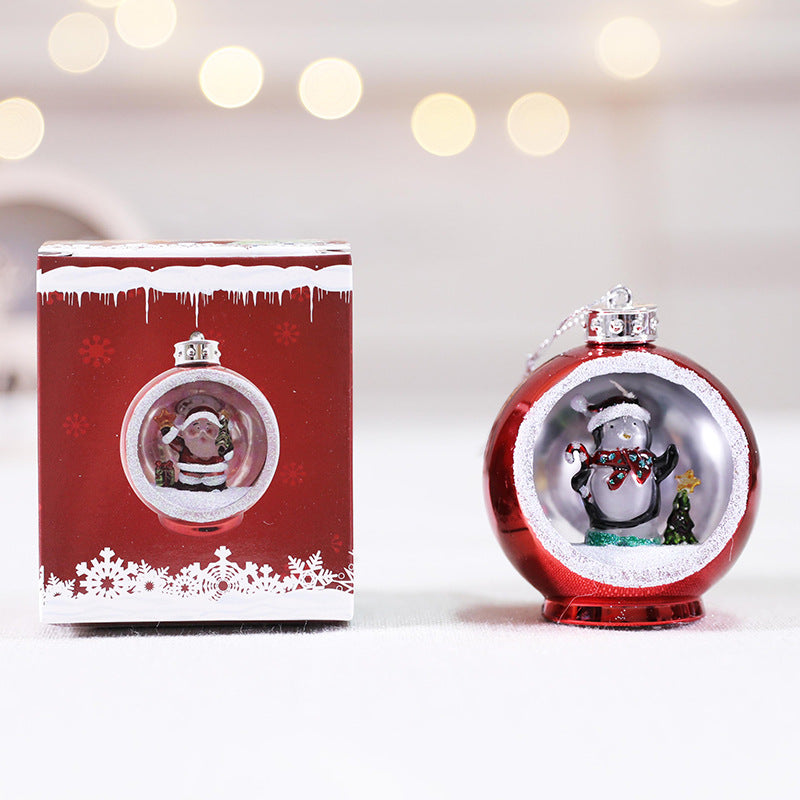 Dekorative Feiertags-Schneekugel-Ornament