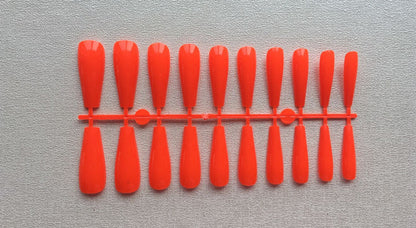 Lange Sarg Press-On Nagelspitzen