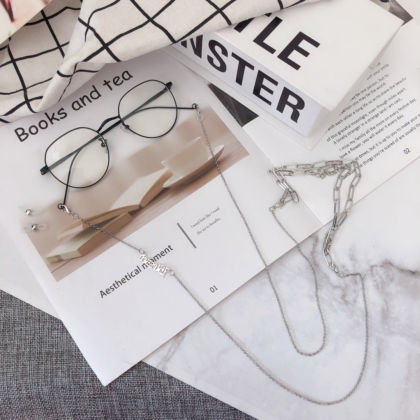Trendy Link Brille Kette Brehn